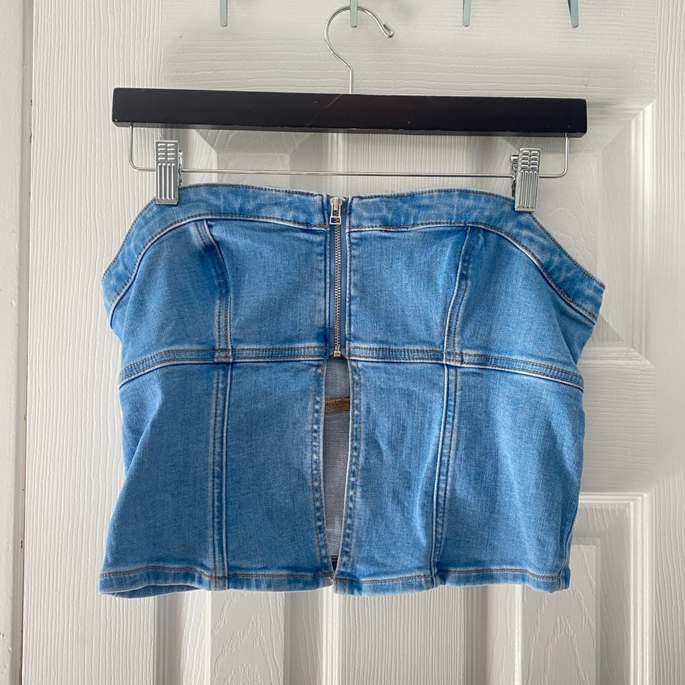 american eagle denim top